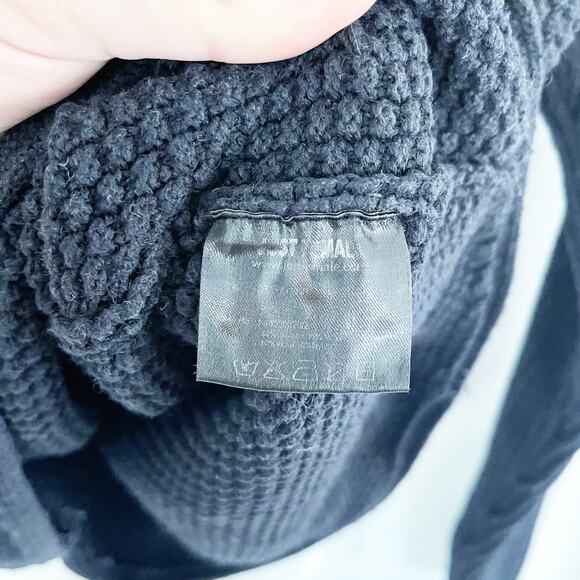 Just Female Textured Rapid Knit Black Sweater - Picture 5 of 7